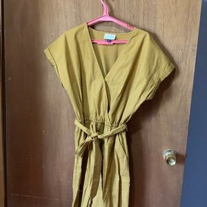 Mustard yellow jumpsuit